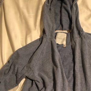 Hooded zip sweatshirt